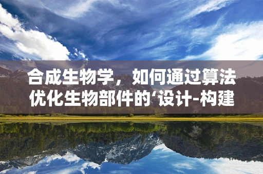 合成生物学，如何通过算法优化生物部件的‘设计-构建-测试’循环？