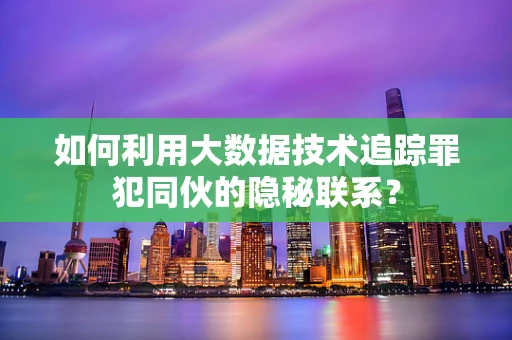 如何利用大数据技术追踪罪犯同伙的隐秘联系？
