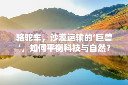 骆驼车，沙漠运输的‘巨兽’，如何平衡科技与自然？