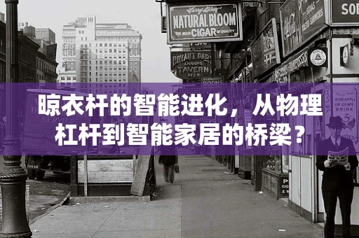 晾衣杆的智能进化，从物理杠杆到智能家居的桥梁？
