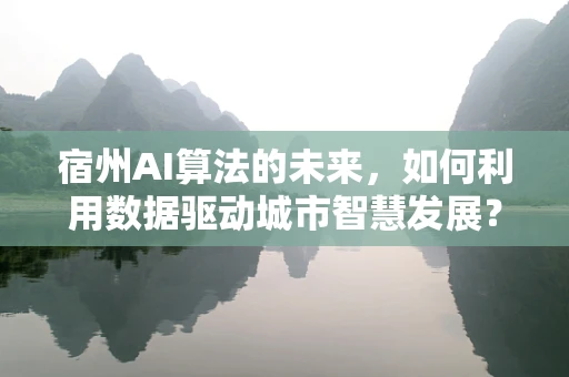 宿州AI算法的未来，如何利用数据驱动城市智慧发展？