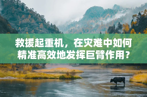 救援起重机，在灾难中如何精准高效地发挥巨臂作用？