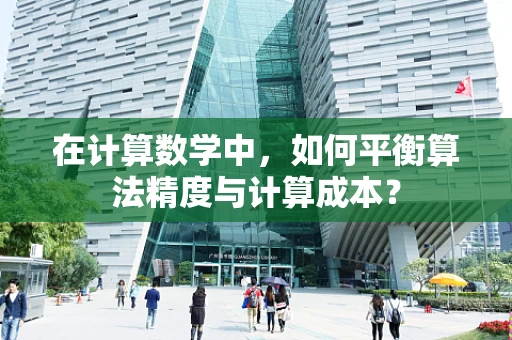 在计算数学中，如何平衡算法精度与计算成本？