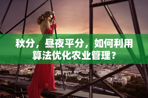 秋分，昼夜平分，如何利用算法优化农业管理？