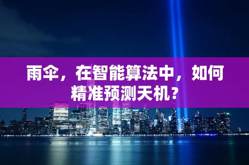 雨伞，在智能算法中，如何精准预测天机？