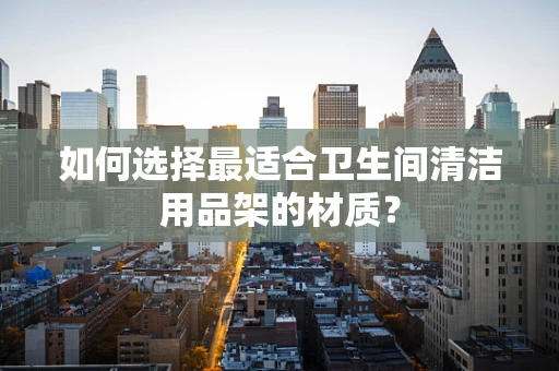 如何选择最适合卫生间清洁用品架的材质？