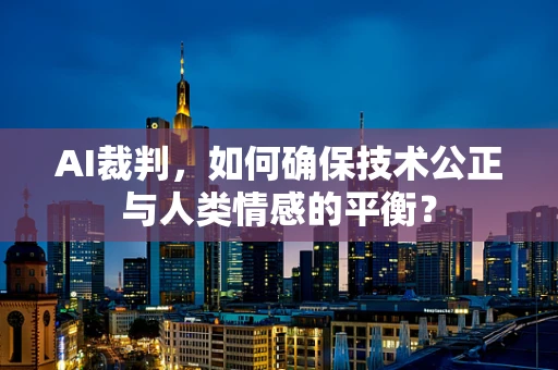 AI裁判，如何确保技术公正与人类情感的平衡？