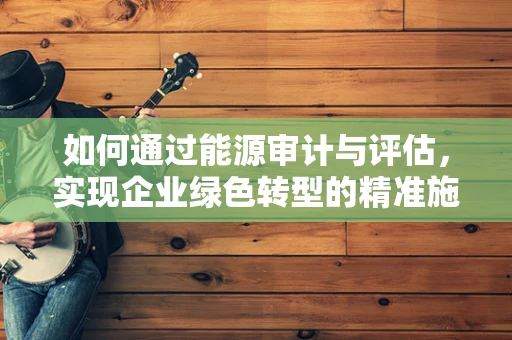 如何通过能源审计与评估，实现企业绿色转型的精准施策？