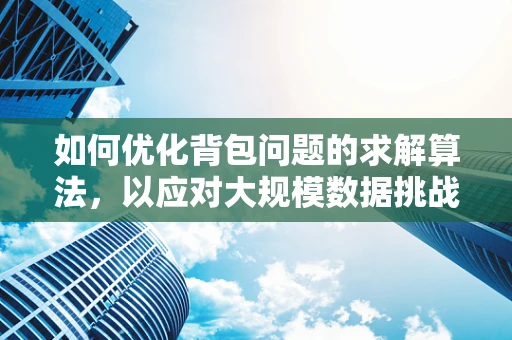 如何优化背包问题的求解算法，以应对大规模数据挑战？