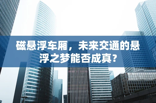 磁悬浮车厢，未来交通的悬浮之梦能否成真？