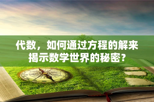 代数，如何通过方程的解来揭示数学世界的秘密？