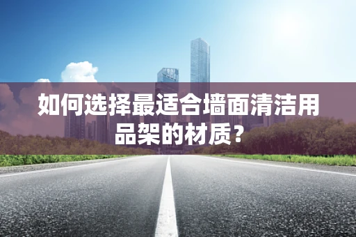 如何选择最适合墙面清洁用品架的材质？