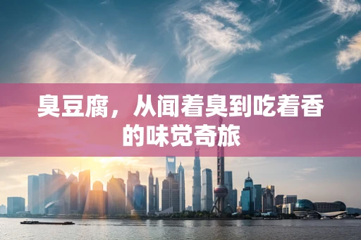 臭豆腐，从闻着臭到吃着香的味觉奇旅