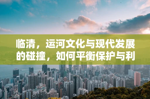 临清，运河文化与现代发展的碰撞，如何平衡保护与利用？