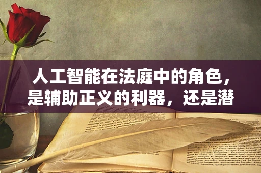 人工智能在法庭中的角色，是辅助正义的利器，还是潜在偏见的源泉？