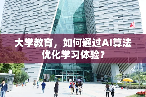大学教育，如何通过AI算法优化学习体验？