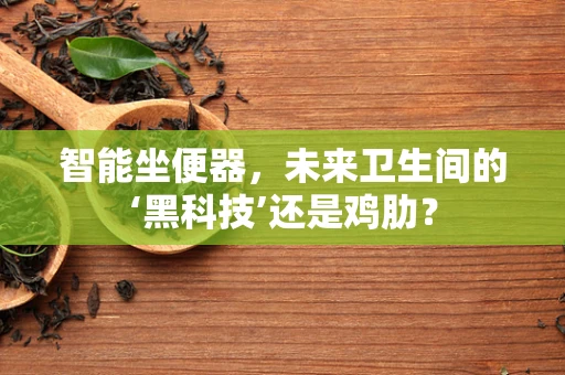 智能坐便器，未来卫生间的‘黑科技’还是鸡肋？