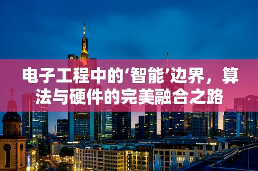 电子工程中的‘智能’边界，算法与硬件的完美融合之路