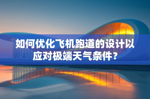 如何优化飞机跑道的设计以应对极端天气条件？