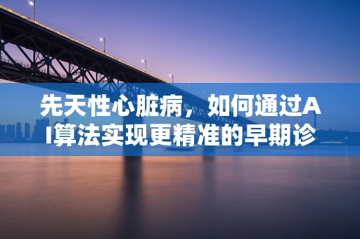 先天性心脏病，如何通过AI算法实现更精准的早期诊断？