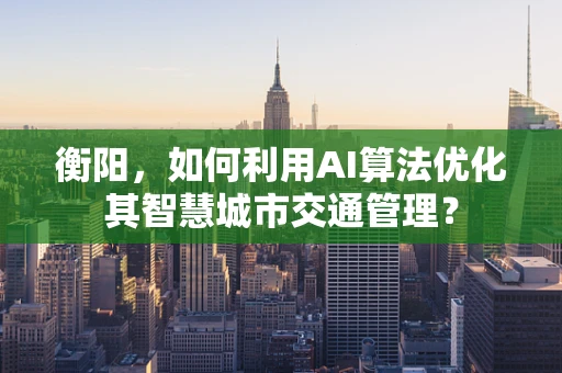 衡阳，如何利用AI算法优化其智慧城市交通管理？