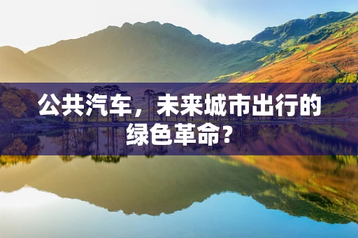 公共汽车，未来城市出行的绿色革命？