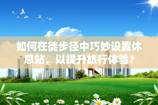 如何在徒步径中巧妙设置休息站，以提升旅行体验？
