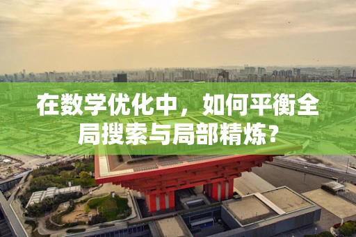 在数学优化中，如何平衡全局搜索与局部精炼？