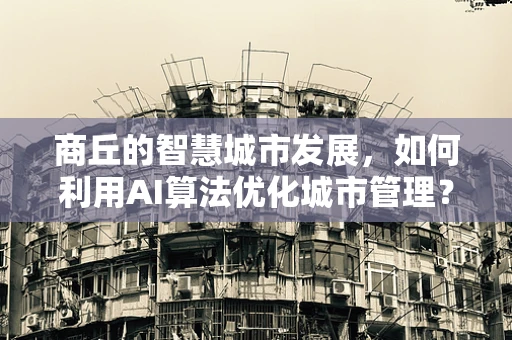 商丘的智慧城市发展，如何利用AI算法优化城市管理？