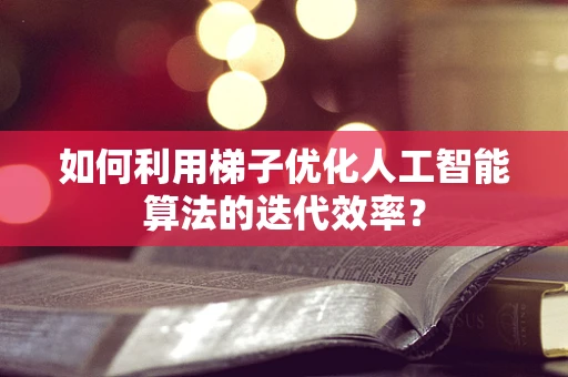 如何利用梯子优化人工智能算法的迭代效率？