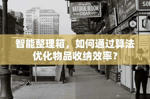 智能整理箱，如何通过算法优化物品收纳效率？