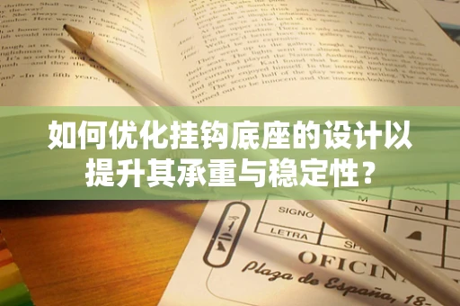 如何优化挂钩底座的设计以提升其承重与稳定性？