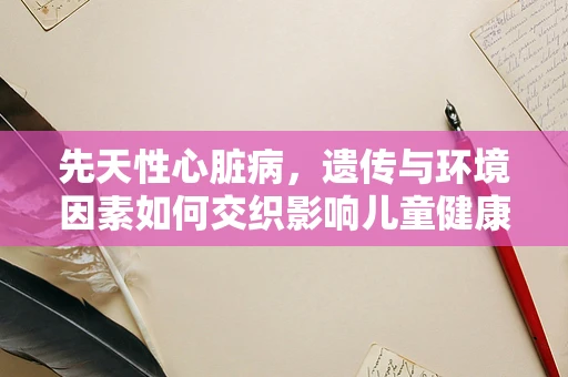 先天性心脏病，遗传与环境因素如何交织影响儿童健康？
