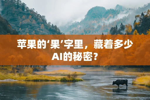 苹果的‘果’字里，藏着多少AI的秘密？