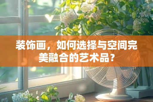 装饰画，如何选择与空间完美融合的艺术品？
