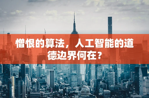 憎恨的算法，人工智能的道德边界何在？